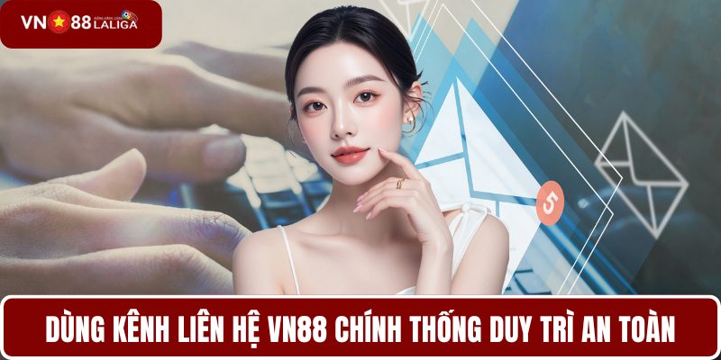 Dùng kênh liên hệ VN88 chính thống duy trì an toàn
