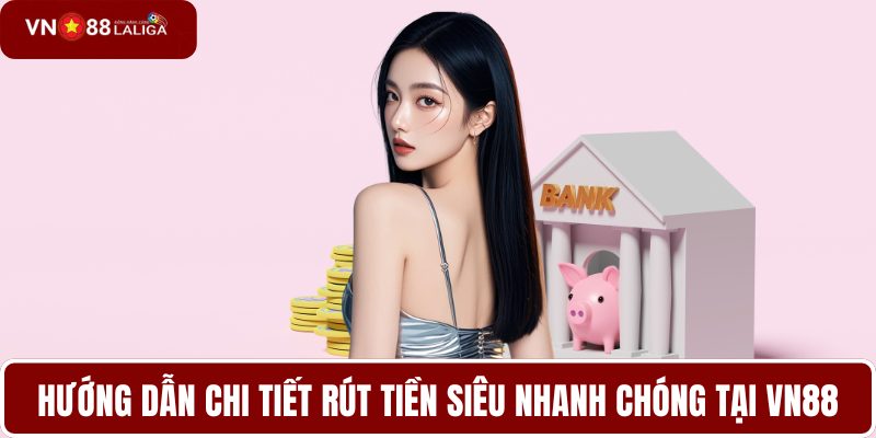 Hướng dẫn chi tiết rút tiền siêu nhanh chóng tại VN88