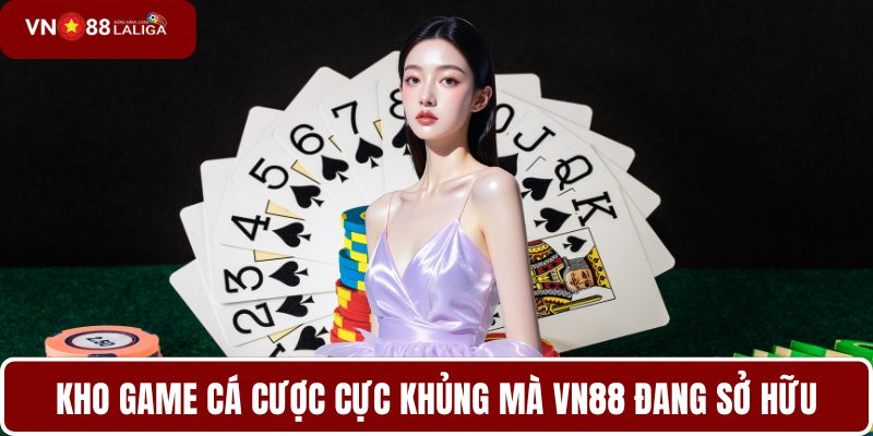 Kho game cá cược cực khủng mà VN88 đang sở hữu