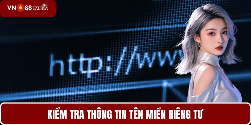 Kiểm tra thông tin tên miền riêng tư