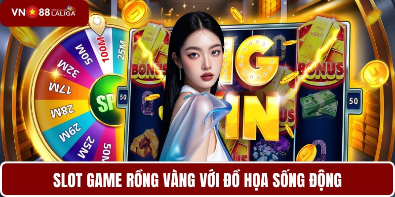 Slot game rồng vàng với đồ họa sống động